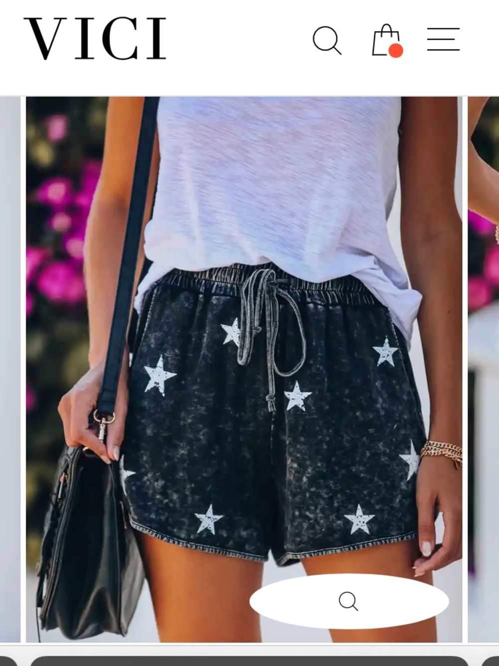 Catch a Falling Star Drawstring Beach Shorts